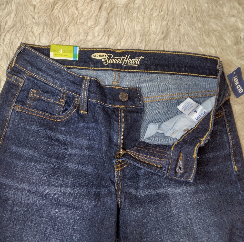 Old Navy The Sweetheart Denim Jeans Size 4 - Picture 5 of 10